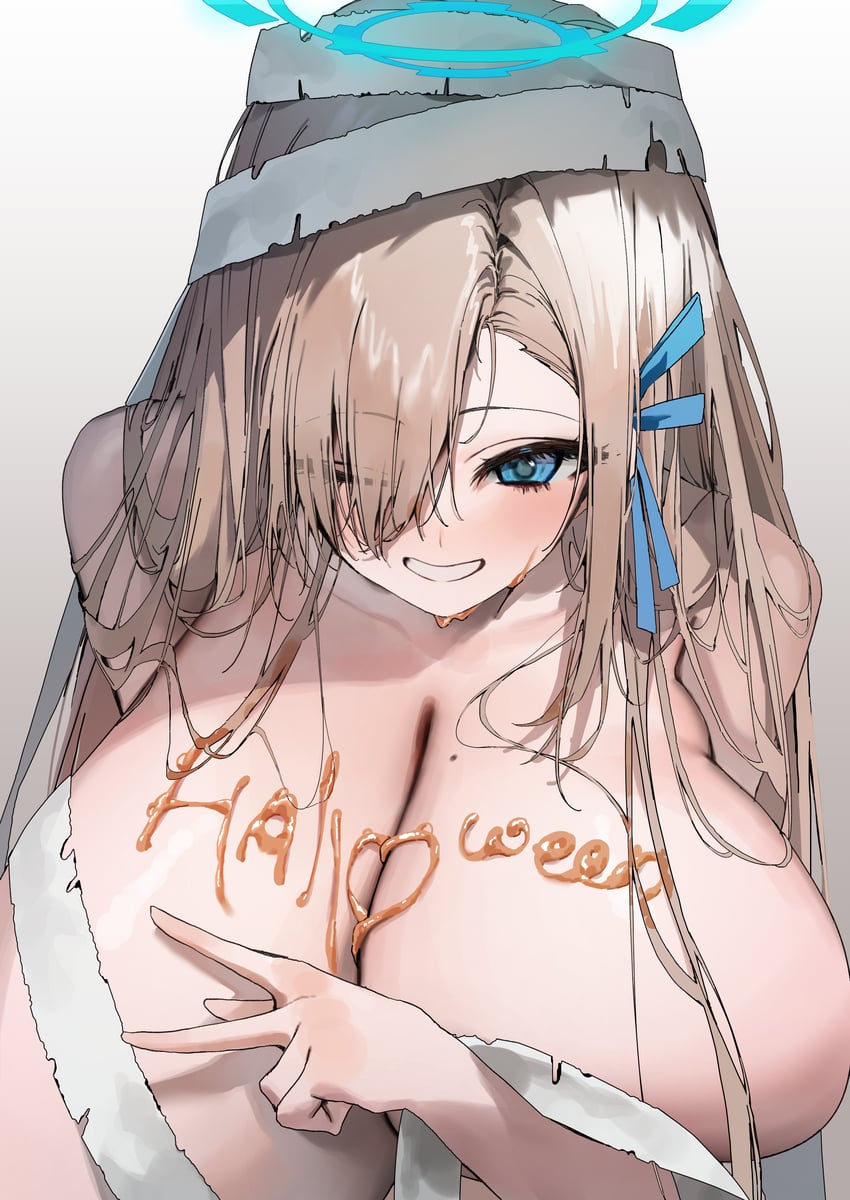 asuna (blue archive) drawn by poharo