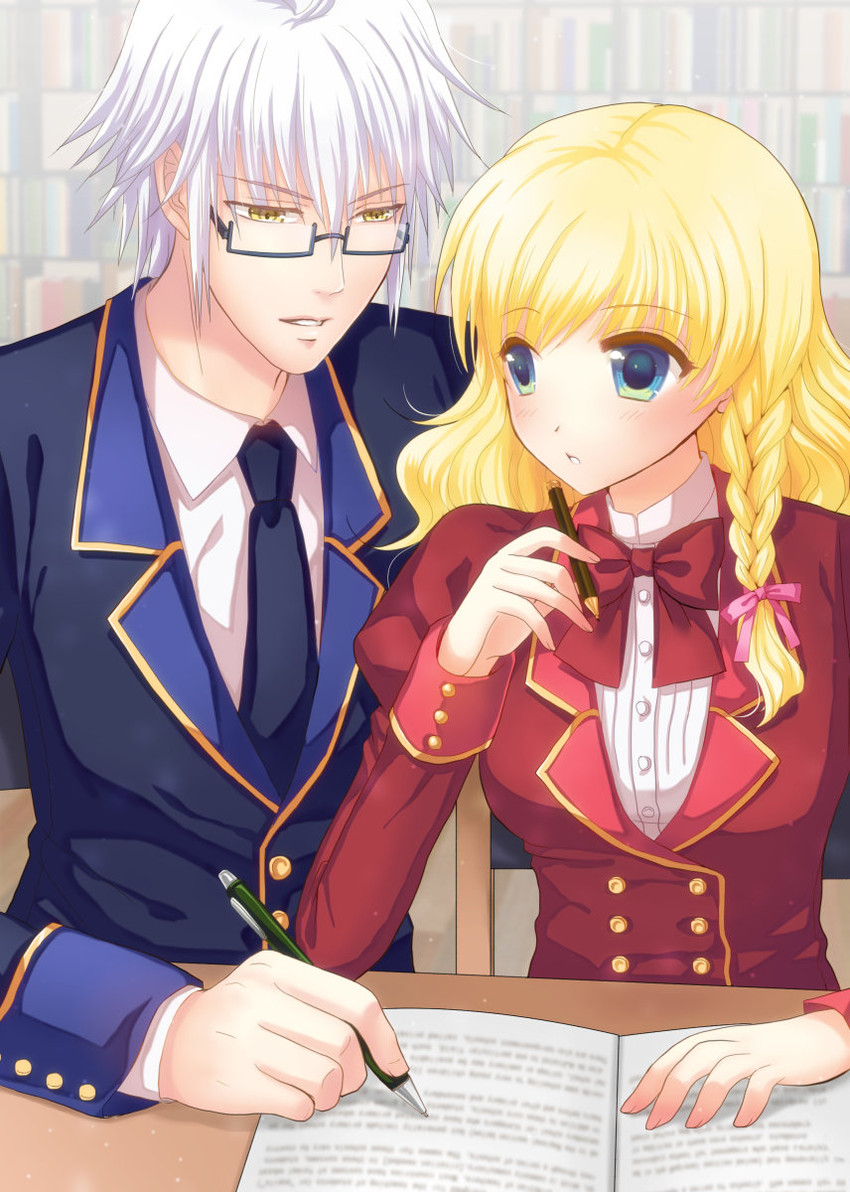kirisame marisa and morichika rinnosuke (touhou) drawn by alha