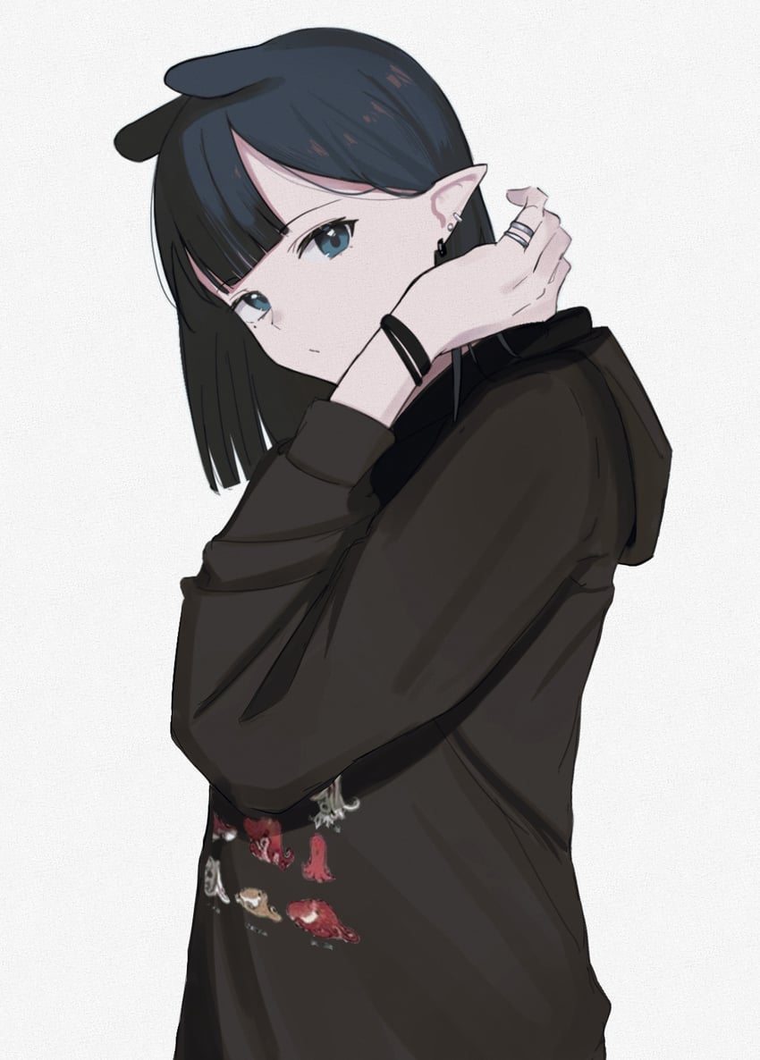ninomae ina'nis (hololive and 1 more) drawn by ku_roiko