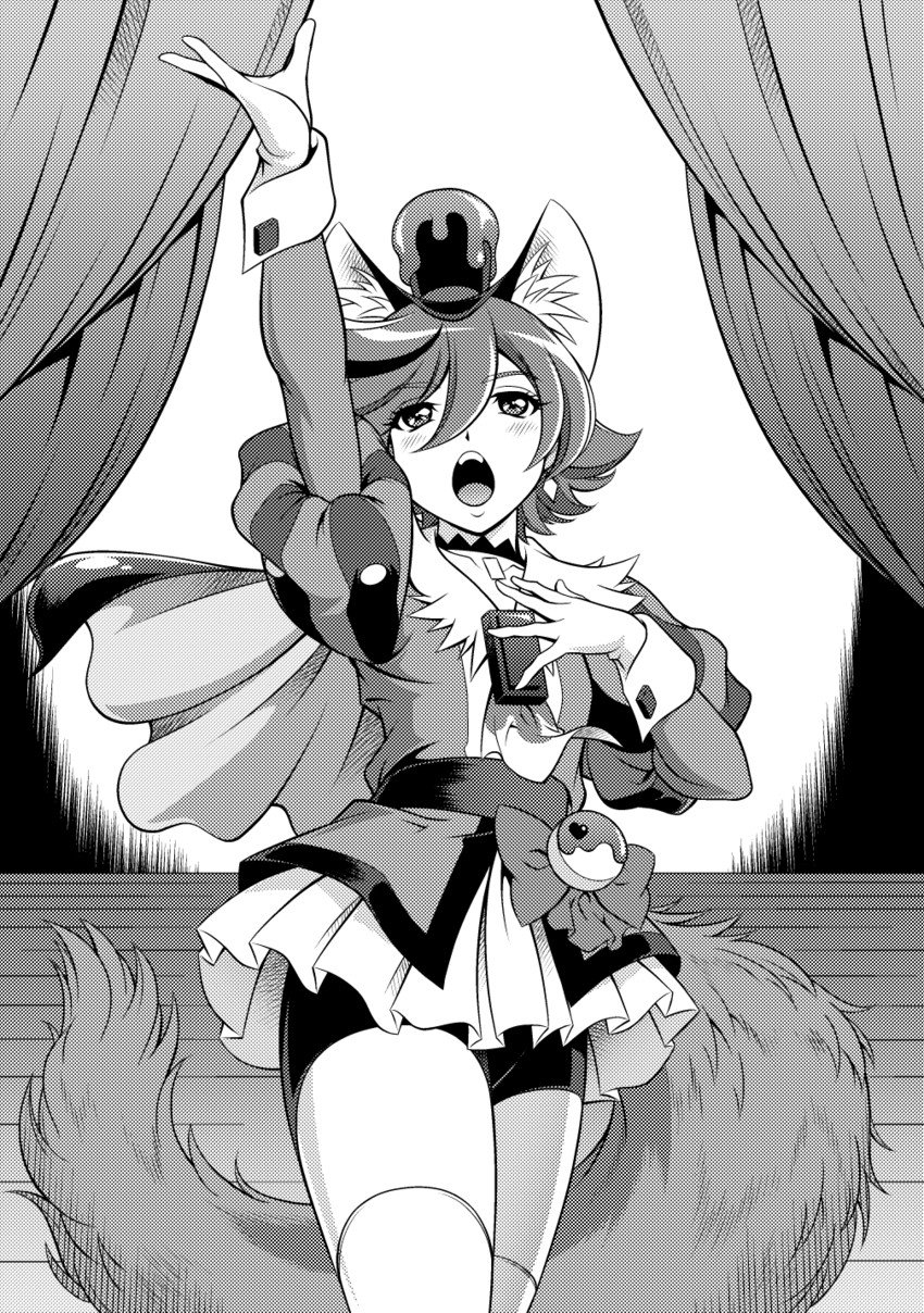 kenjou akira and cure chocolat (precure and 1 more) drawn by mattsua