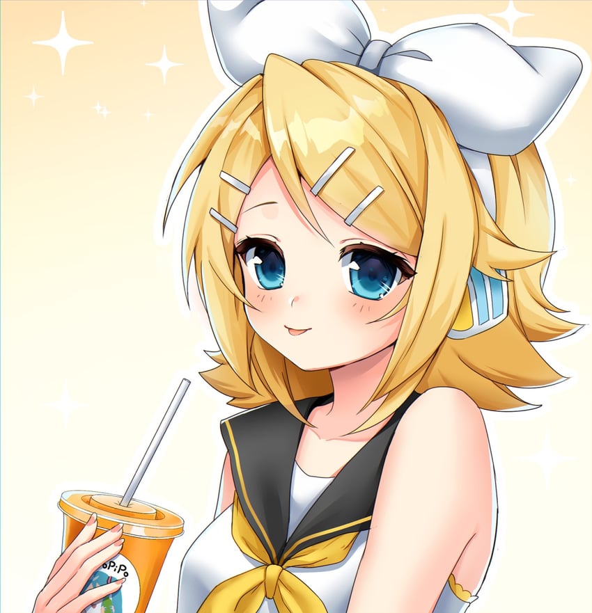hatsune miku and kagamine rin (vocaloid and 1 more) drawn by contributi0ns