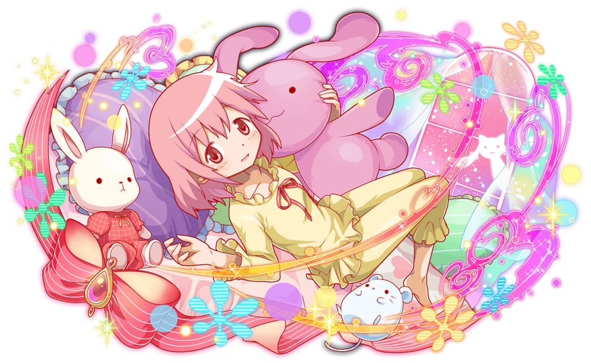 kaname madoka and kyubey (mahou shoujo madoka magica and 1 more)