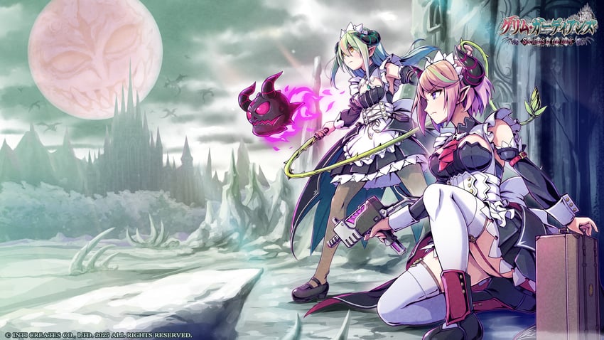 masha, kirika, and demon lord maxim (gal gun and 1 more) drawn by masanori_ito