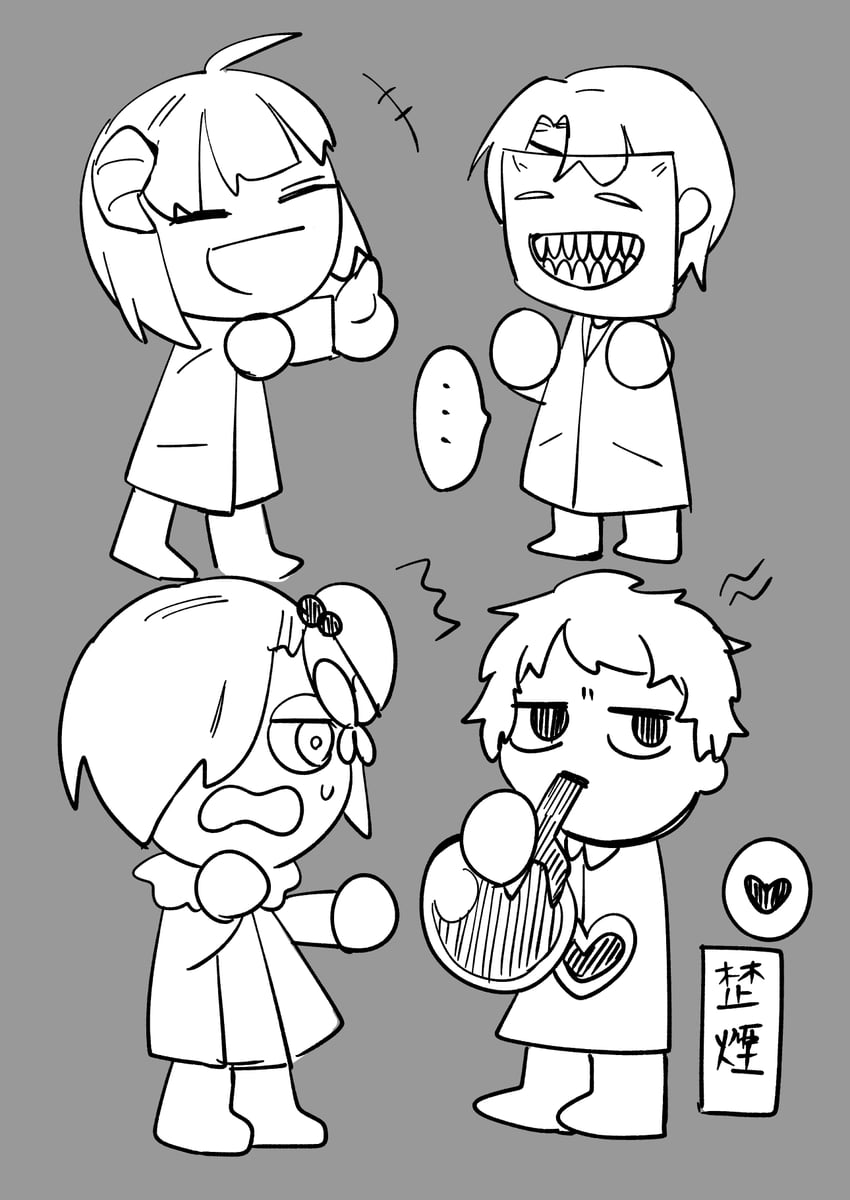 nugget, employee, and giant tree sap (project moon and 1 more) drawn by non_tarou