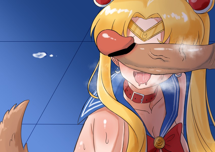tsukino usagi and sailor moon (bishoujo senshi sailor moon) drawn by tsugumi_amon