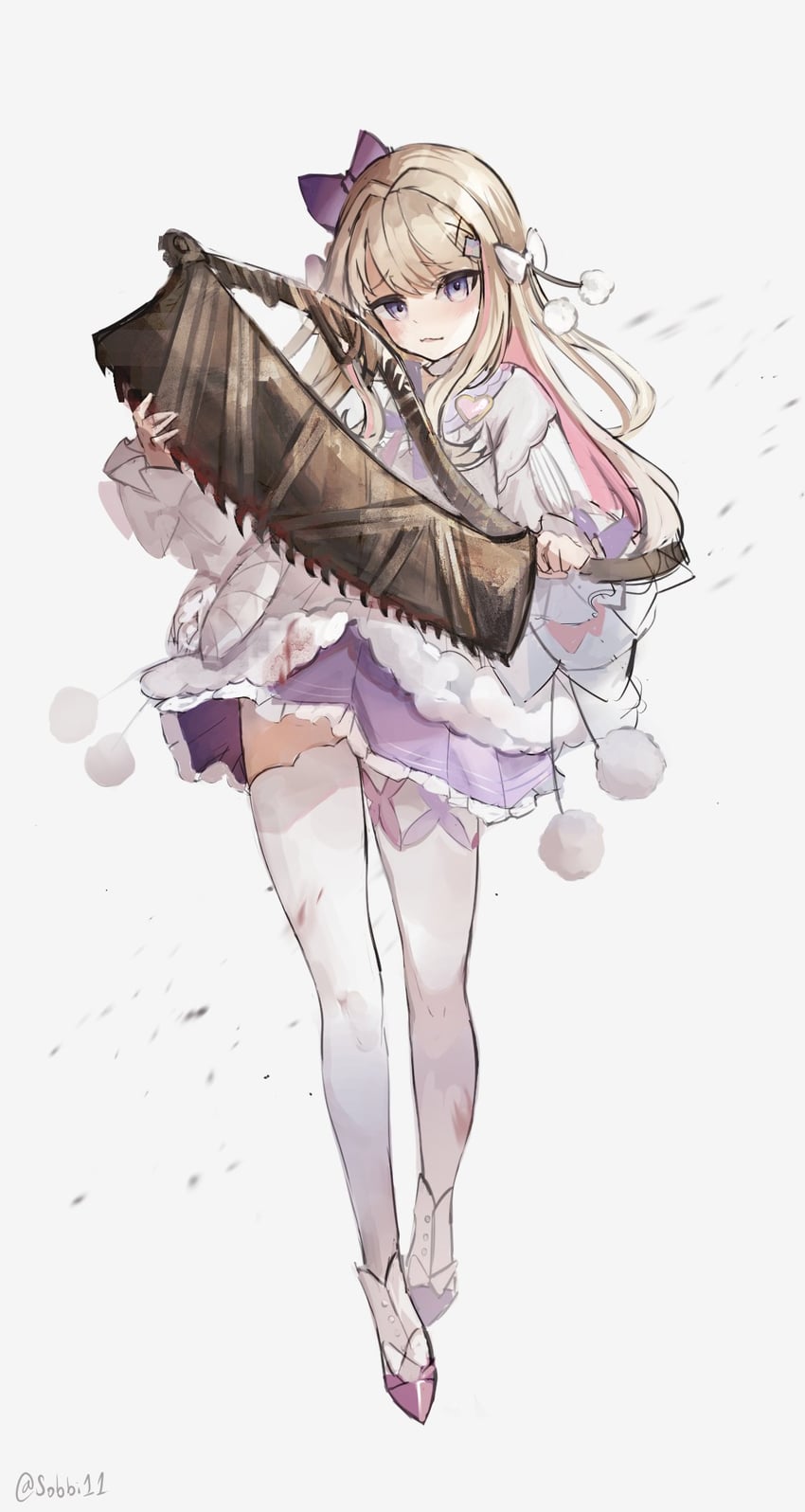 watagashi unou (indie virtual youtuber and 1 more) drawn by sobbi11