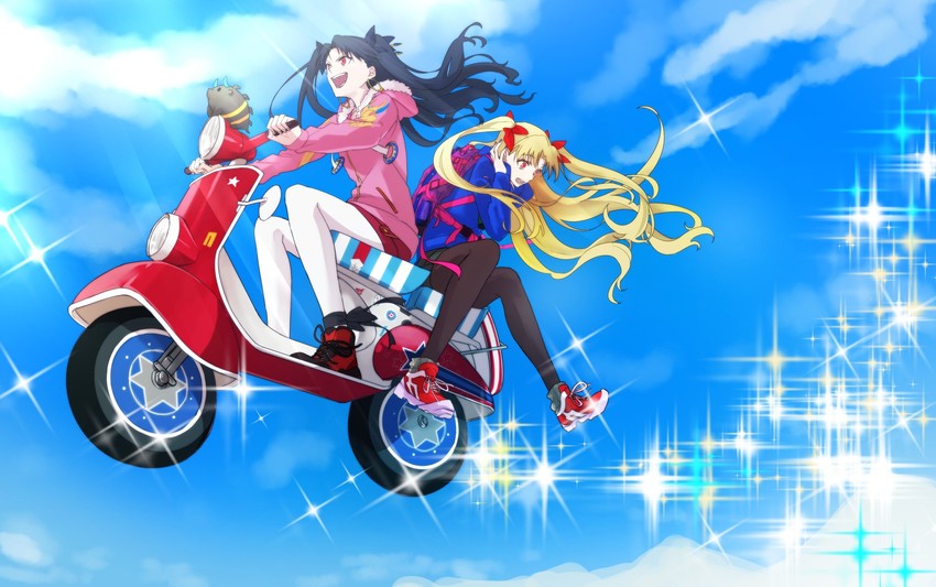 ereshkigal, ishtar, and gugalanna (fate and 1 more) drawn by karasaki