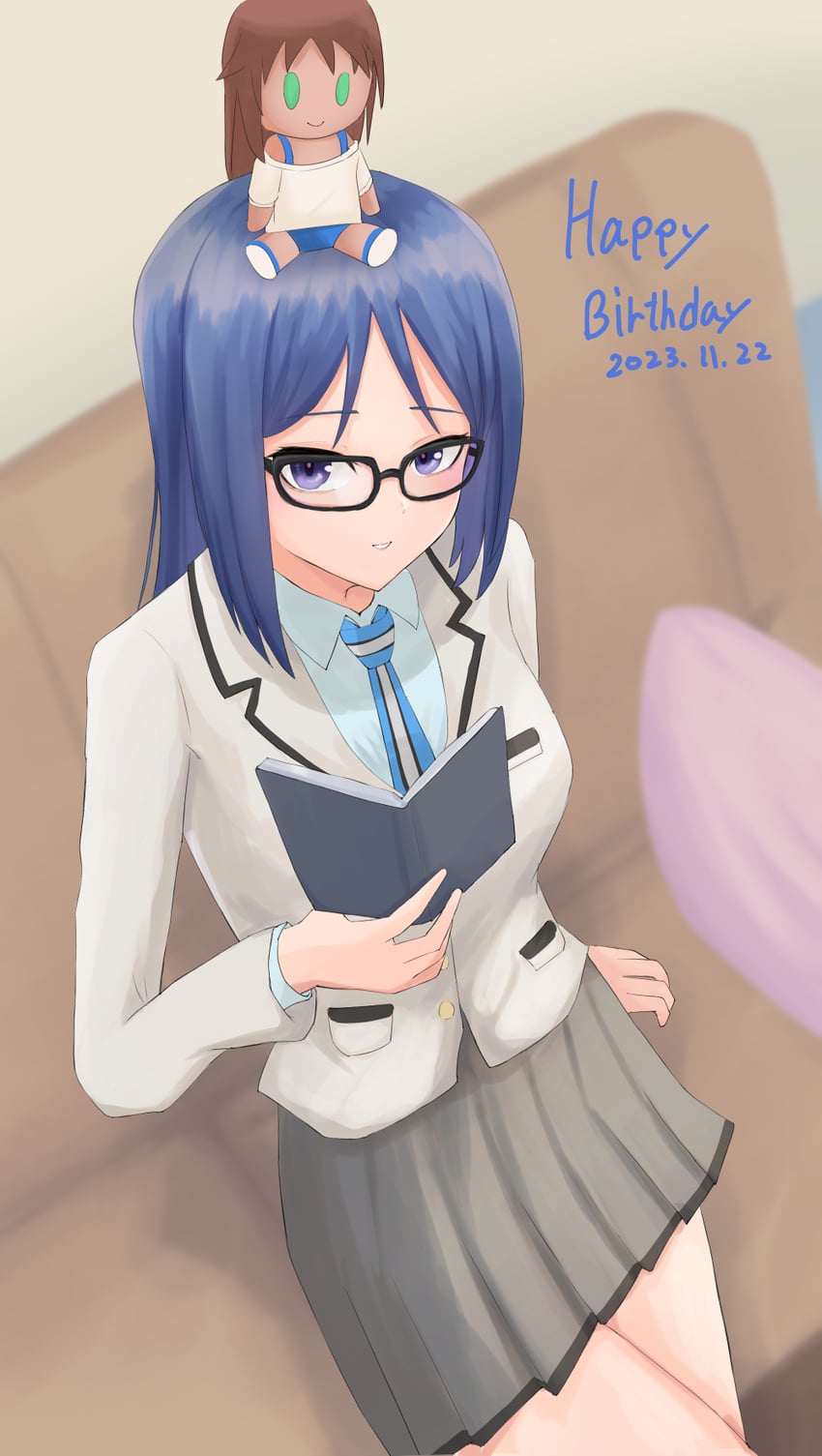 kaneshiya sitara and momoshina fumika (alice gear aegis) drawn by okra_(osakimakkura33)