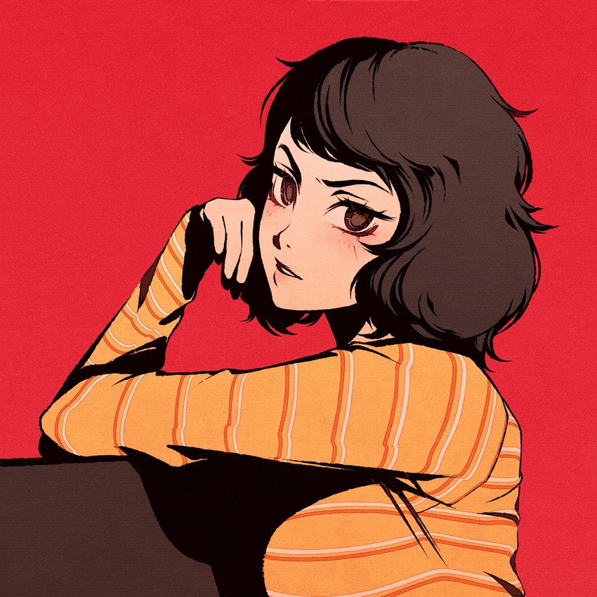 kawakami sadayo (persona and 1 more) drawn by moshimoshibe