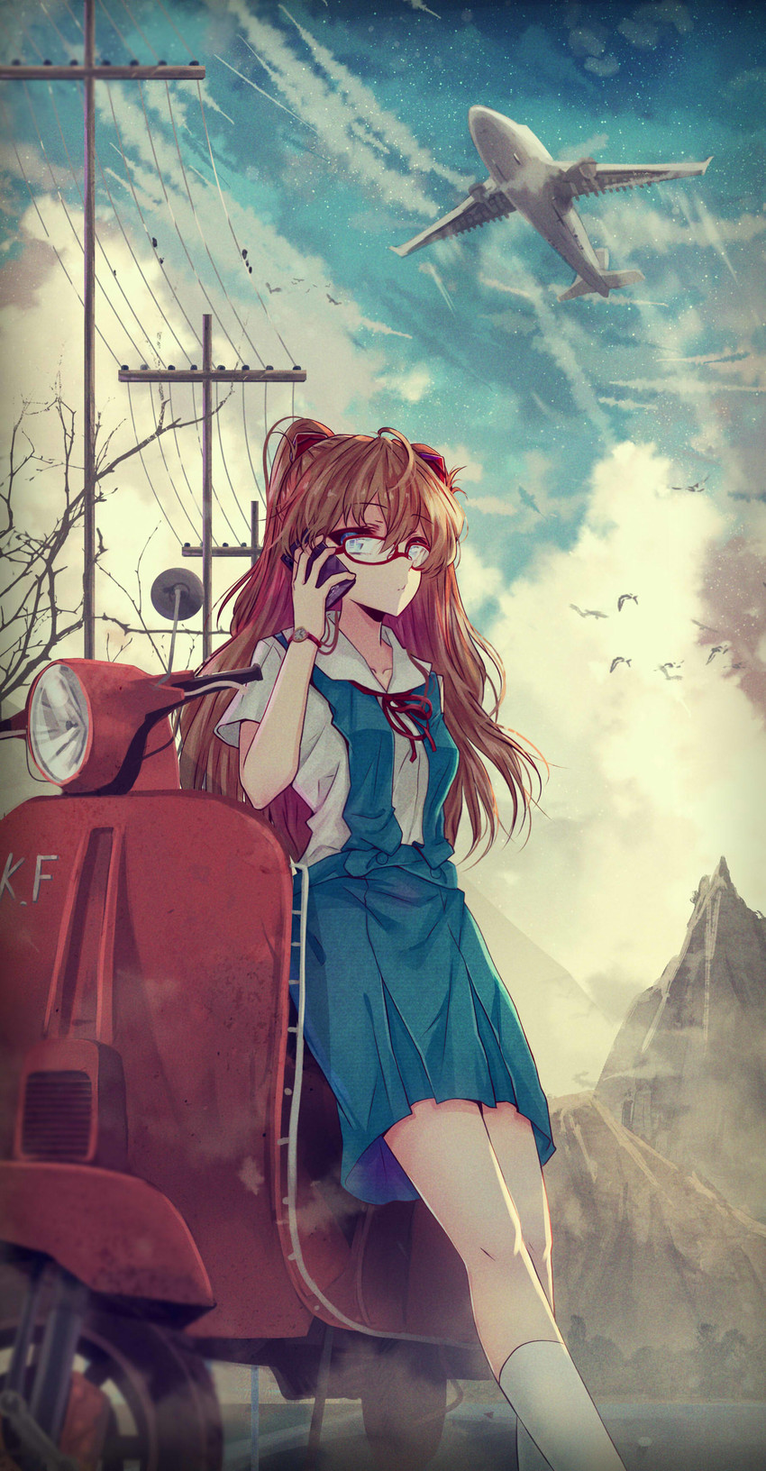 souryuu asuka langley (neon genesis evangelion) drawn by daikazoku63