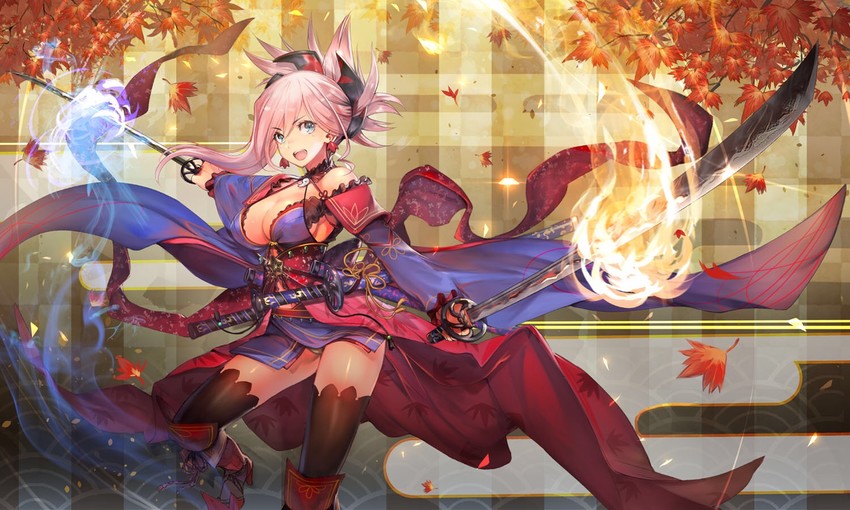 miyamoto musashi (fate and 1 more) drawn by teddypocky