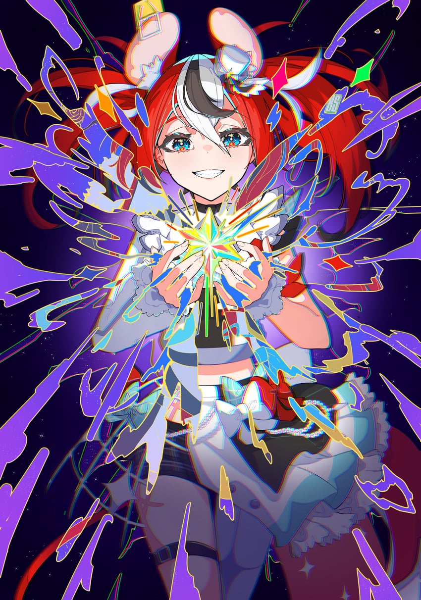 hakos baelz (hololive and 1 more) drawn by rlus