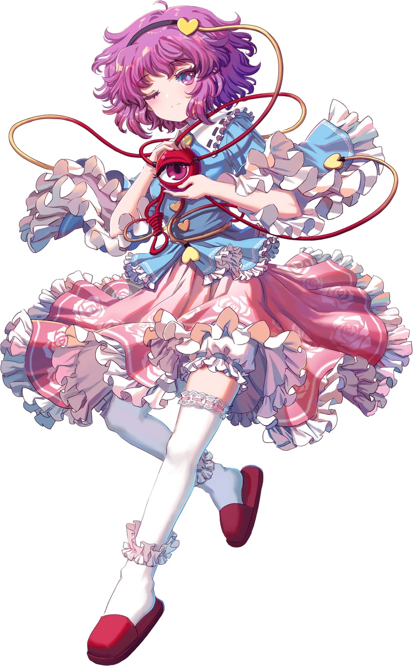 komeiji satori (touhou and 1 more) drawn by kumio