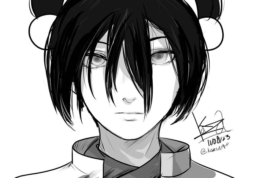 toph beifong (avatar legends and 1 more) drawn by kazaarte