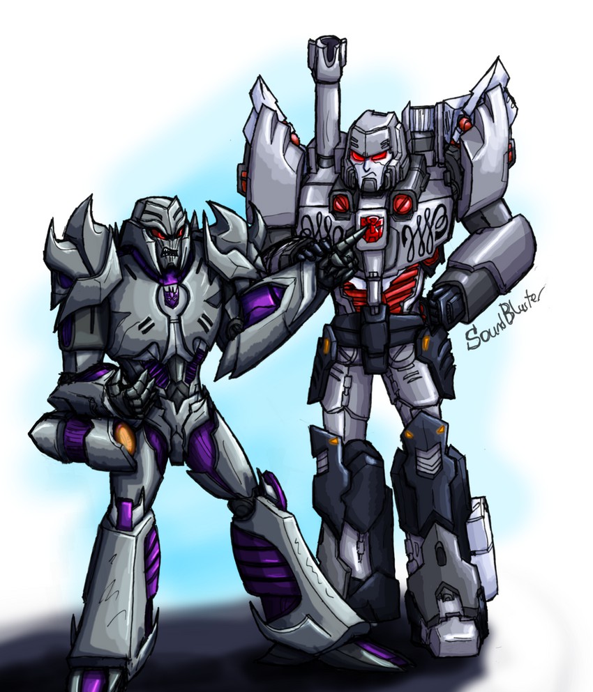 megatron (transformers and 1 more) drawn by soundbluster