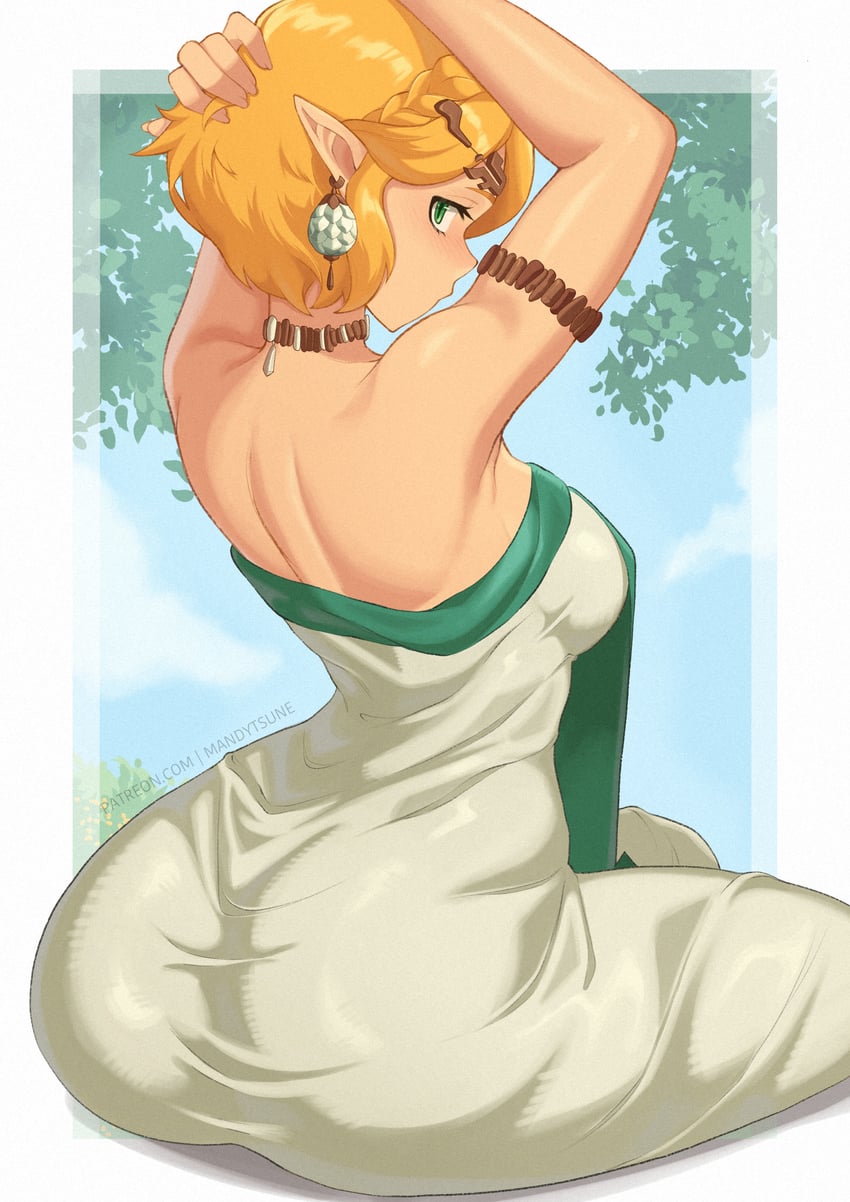 princess zelda (the legend of zelda and 1 more) drawn by mandytsune