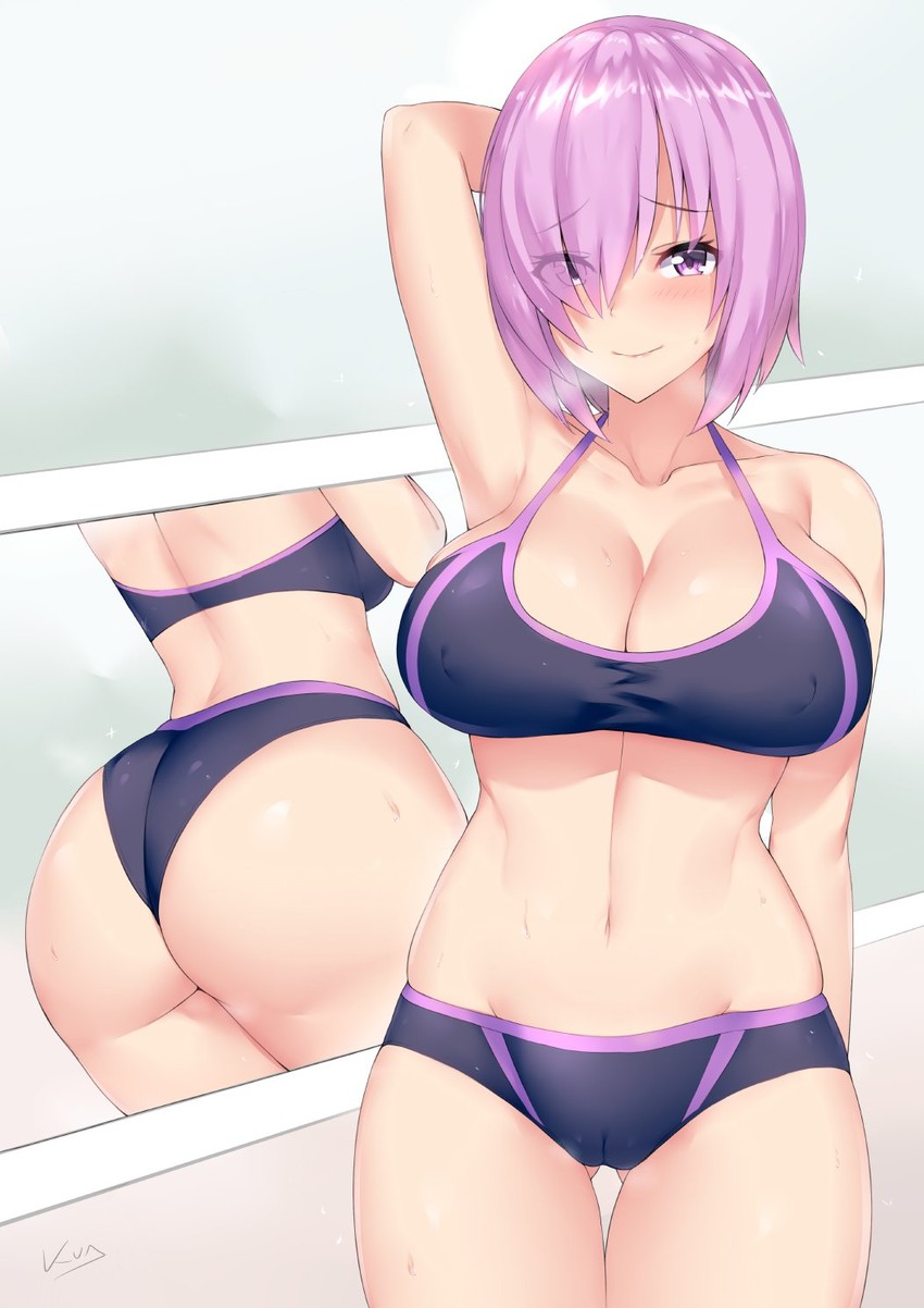 mash kyrielight (fate and 1 more) drawn by kuavera