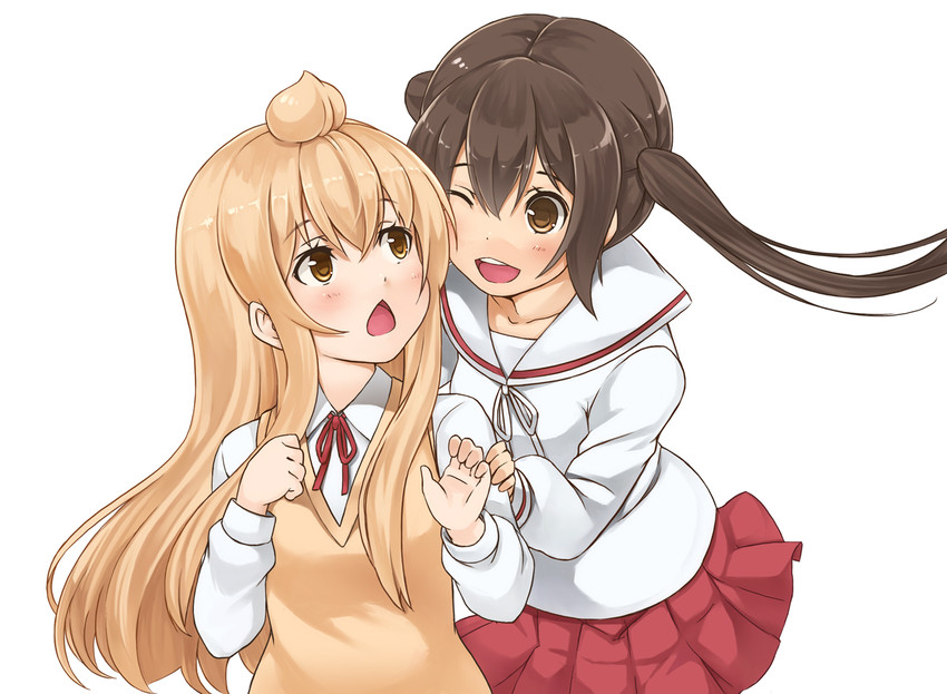 minami kana and minami chiaki (minami-ke) drawn by mo-fu