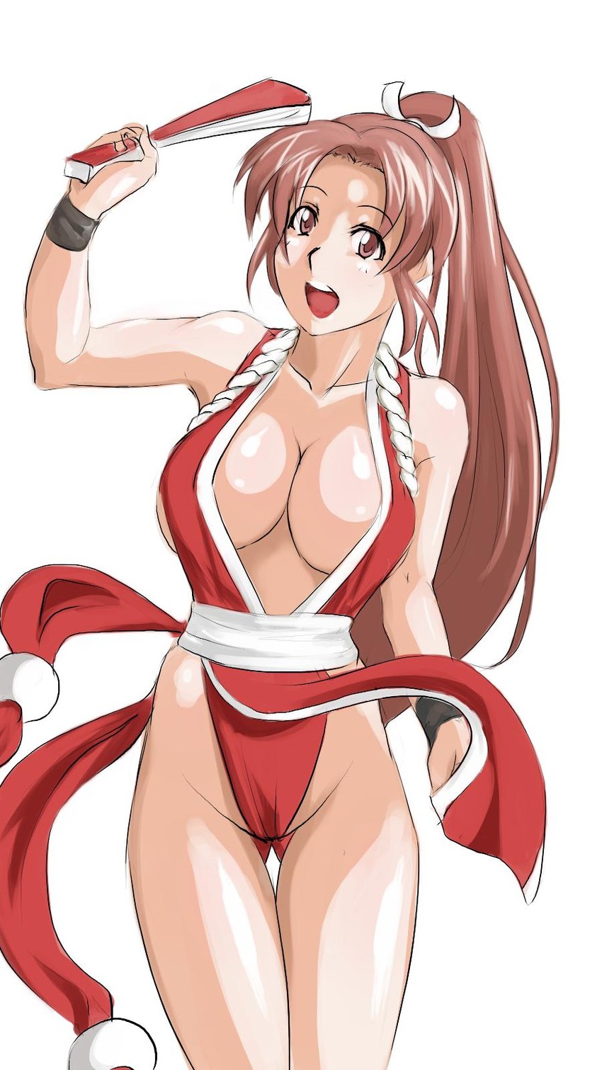 shiranui mai (the king of fighters and 1 more) drawn by saruanu