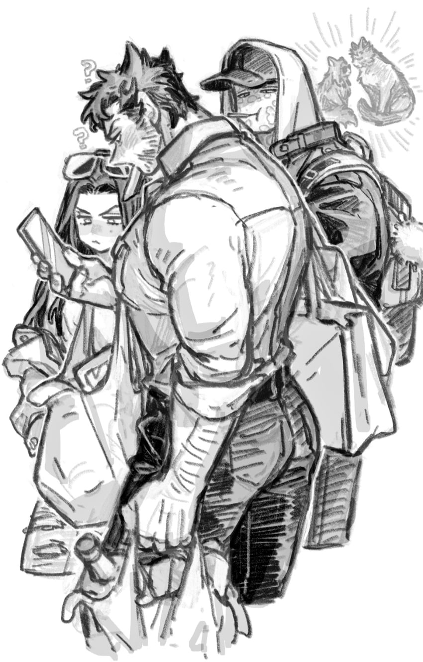wolverine, deadpool, and laura kinney (marvel and 4 more) drawn by dishing