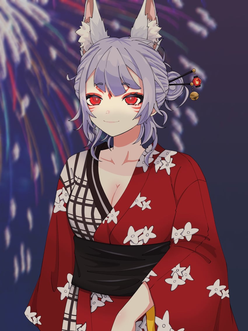nina kosaka (nijisanji and 1 more) drawn by kitunekun404