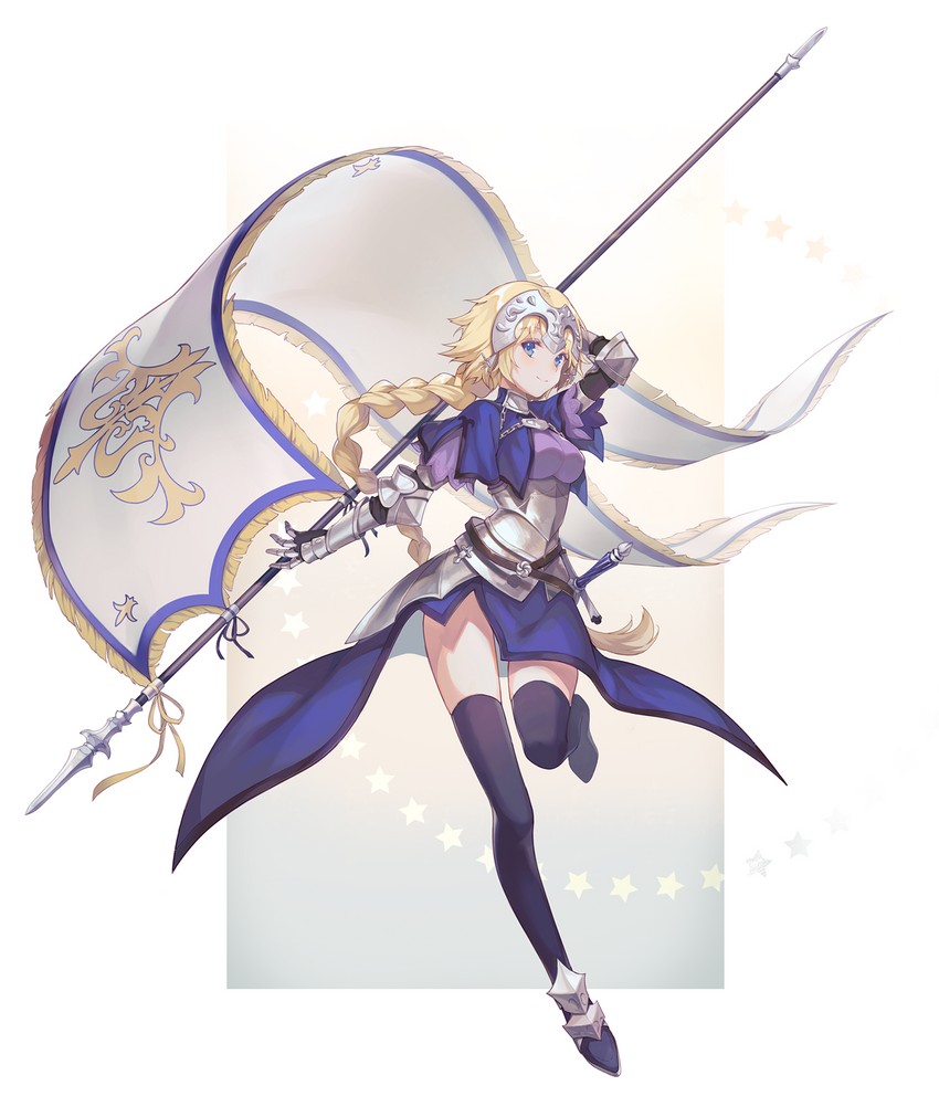 jeanne d'arc (fate and 1 more) drawn by this_21