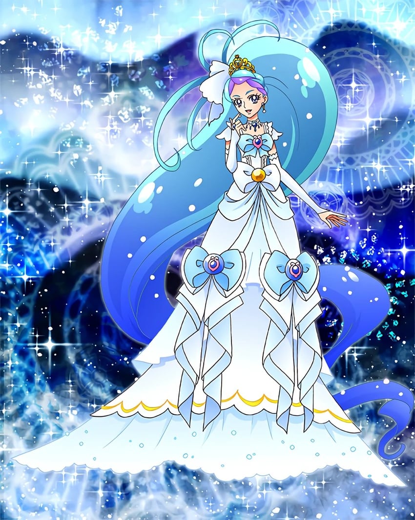 kaidou minami and cure mermaid (precure and 2 more)