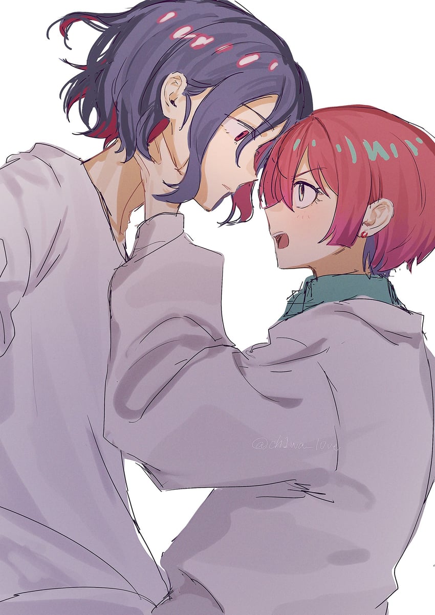 amate yuzuriha and shuji ito (gundam and 1 more) drawn by ch1wa_l0ve
