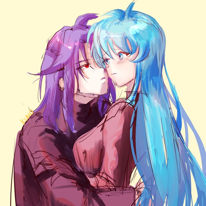 eirika and lyon (fire emblem and 1 more) drawn by nanashi_kuno