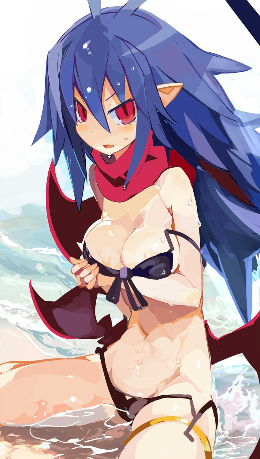 laharl and laharl-chan (disgaea and 2 more) drawn by miyakawa106