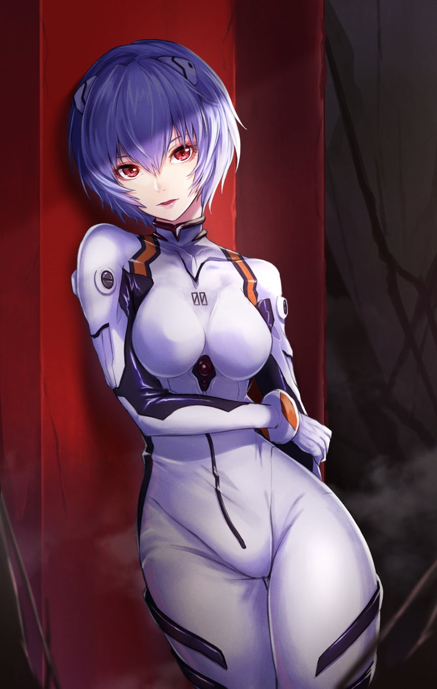 ayanami rei (neon genesis evangelion) drawn by re_(re_09)
