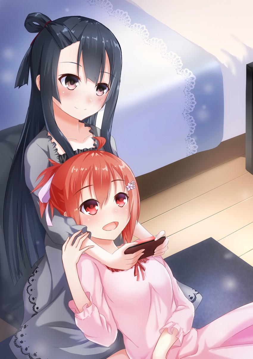 takashima yuuna and koori chikage (yuusha de aru and 1 more) drawn by gungun_(hakutou7887)
