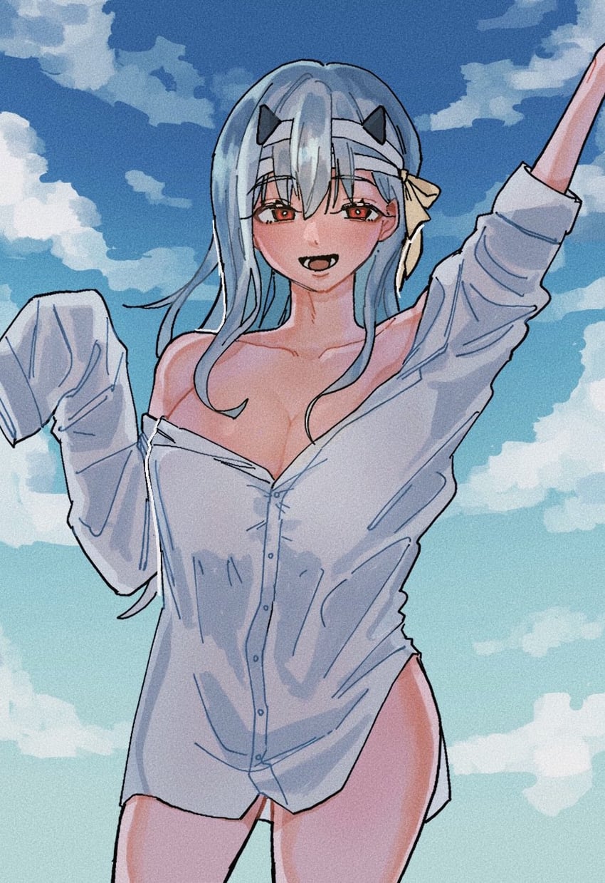 modernia (goddess of victory: nikke) drawn by elisuki_ren
