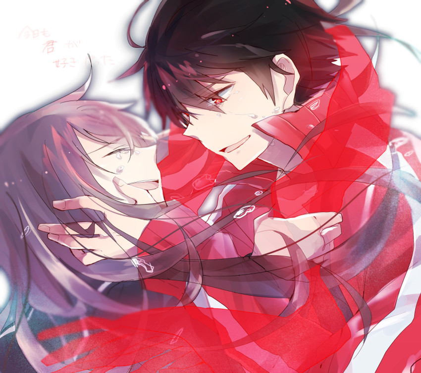 tateyama ayano and kisaragi shintarou (kagerou project) drawn by nicoma725