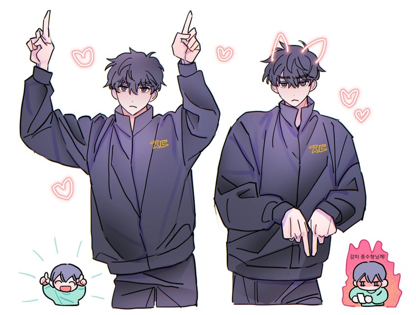 choi jongsu (needy girl overdose and 2 more) drawn by gusge_(ellllk)