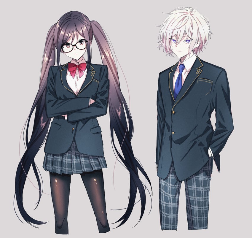 yu mei-ren, prince of lan ling, and akuta hinako (fate and 1 more) drawn by wani_(mezo)