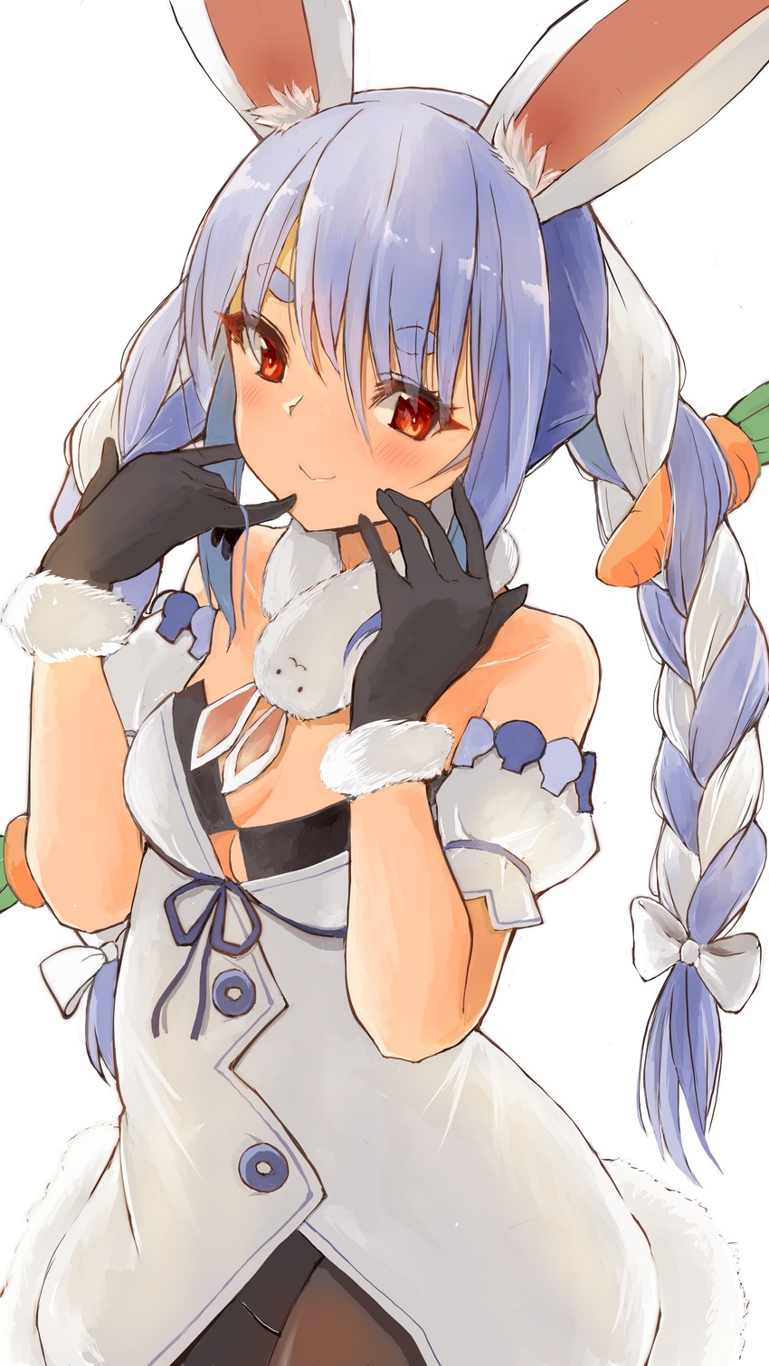 usada pekora and don-chan (hololive) drawn by yamabukiiro_(browncat)