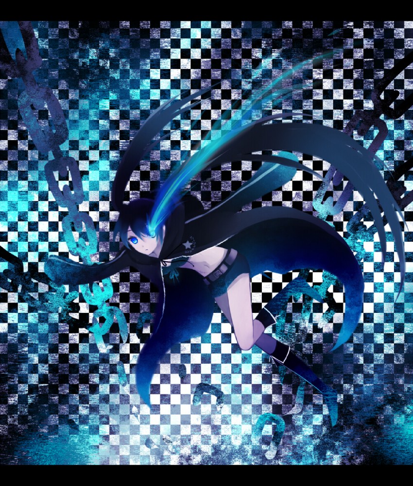black rock shooter (black rock shooter) drawn by tourin_fuwa