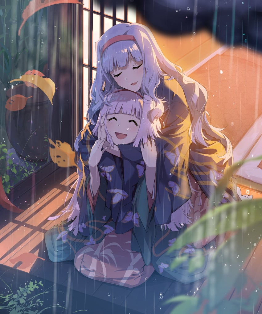 shijou takane and shijou takane's sister (idolmaster and 1 more) drawn by midnamana