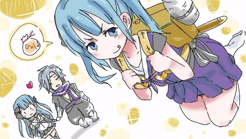 female corrin and kaze (fire emblem and 1 more) drawn by karoru5240