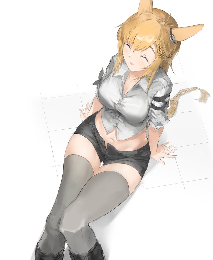 kroos and kroos the keen glint (arknights) drawn by unitsu