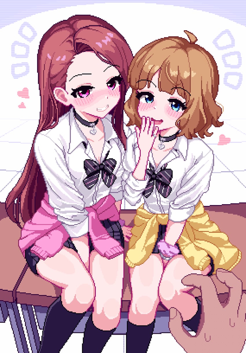 minase iori and suou momoko (idolmaster and 2 more) drawn by hotshosho