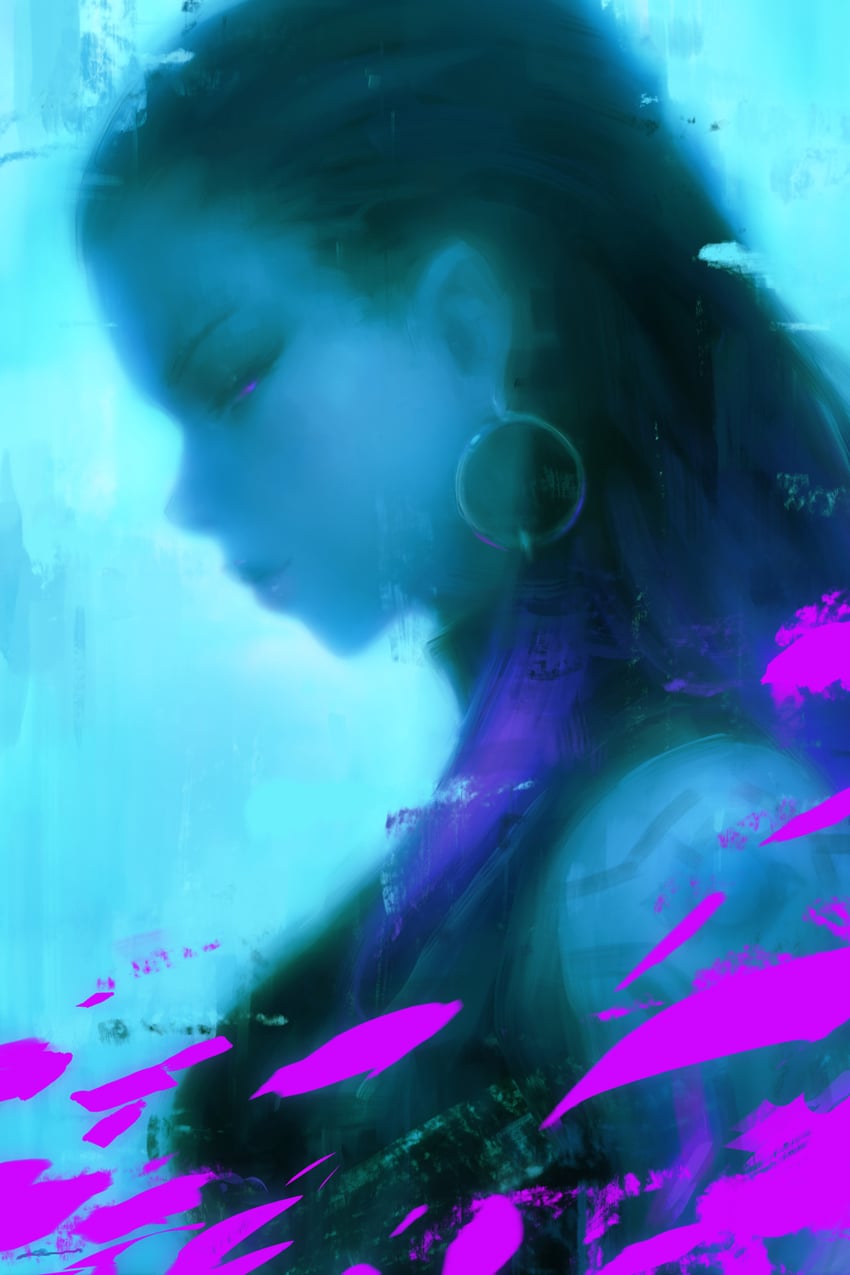 reyna (valorant) drawn by alex_chow