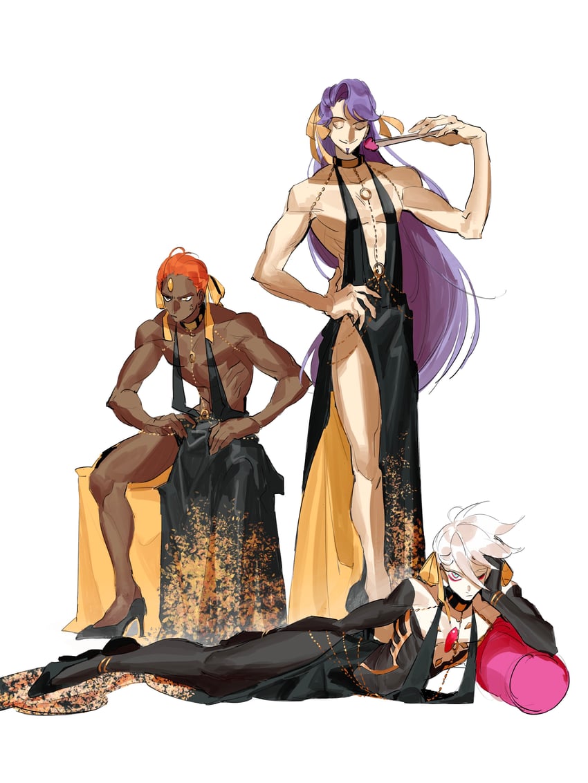 bb, karna, bb dubai, ashwatthama, and duryodhana (fate and 1 more) drawn by sailin