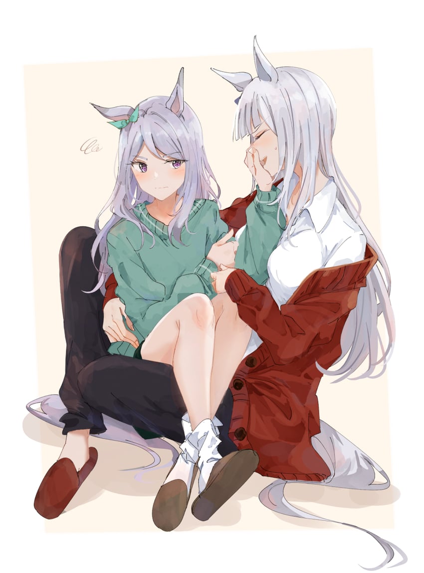 mejiro mcqueen and gold ship (umamusume) drawn by ninjin_nouka