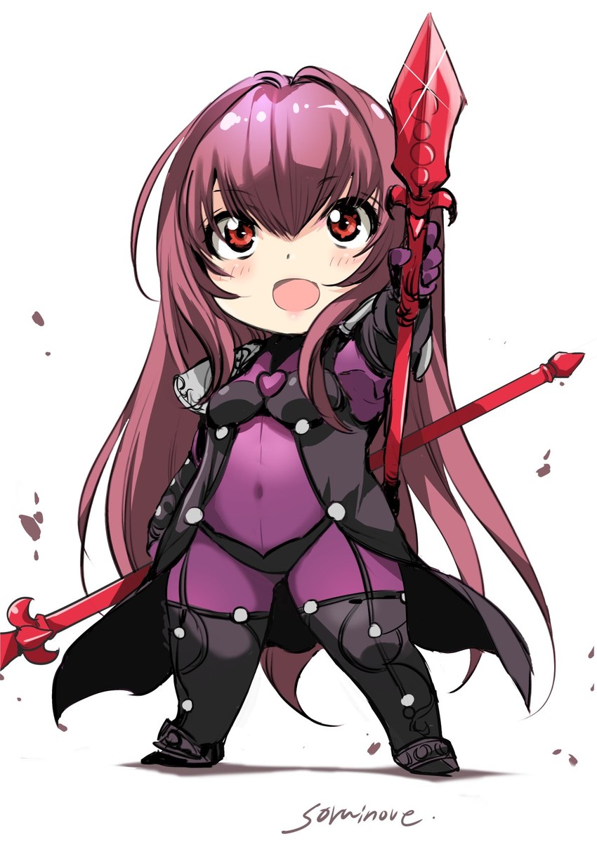 scathach (fate and 1 more) drawn by inoue_sora