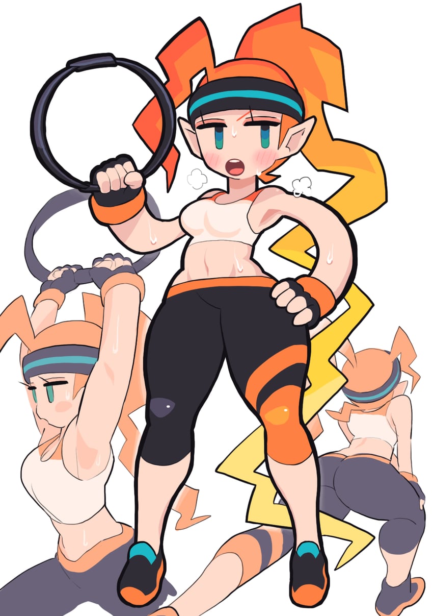 ring fit trainee (ring fit adventure) drawn by gashi-gashi