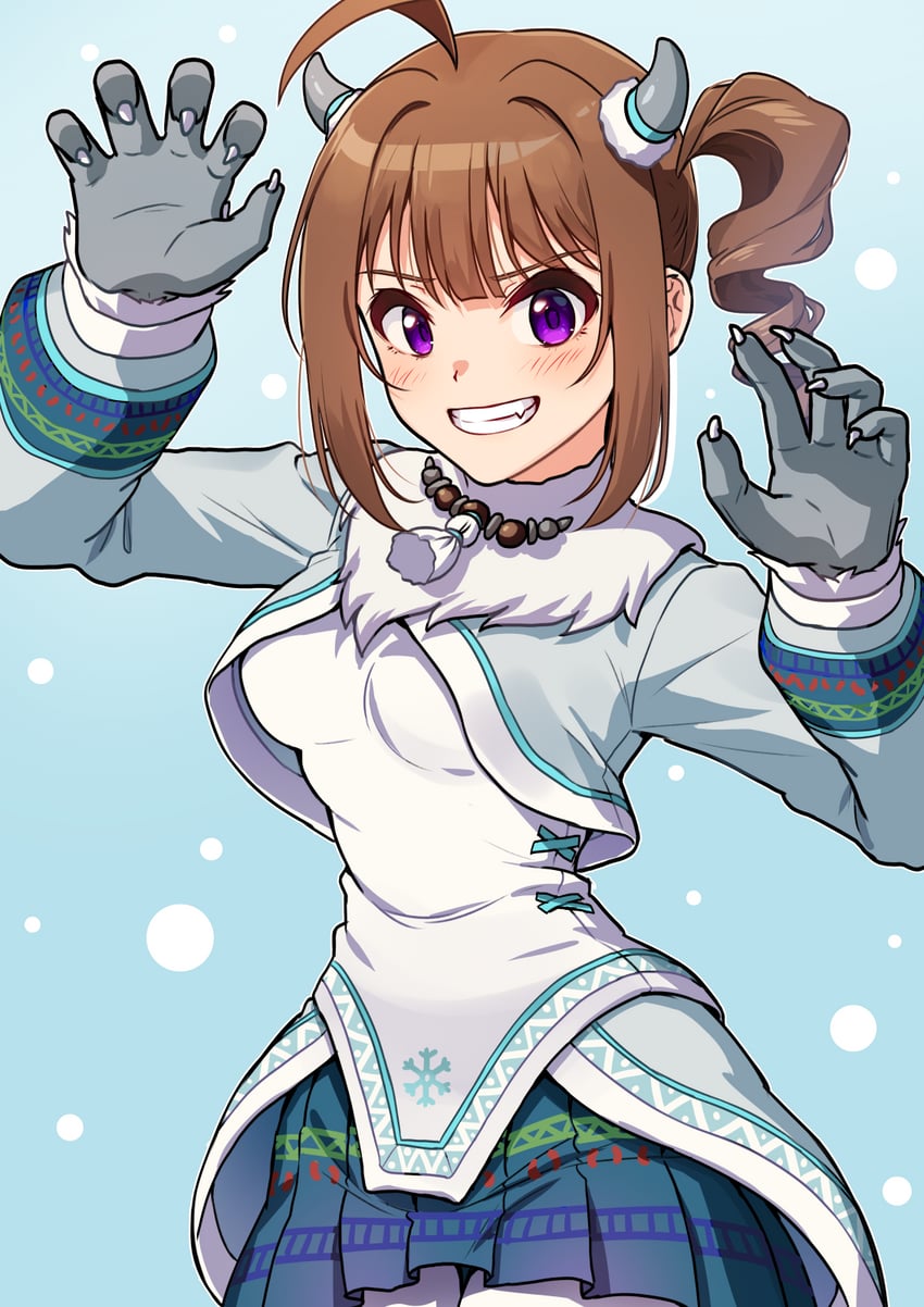 yokoyama nao (idolmaster and 2 more) drawn by kamille_(vcx68)