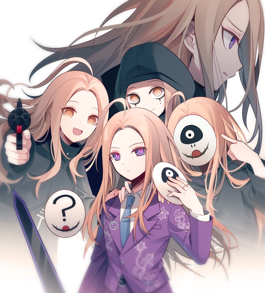 makoto kagutsuchi (master detective archives: rain code) drawn by qiao_xing
