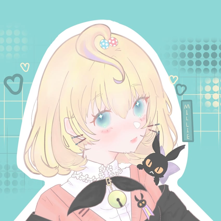 millie parfait and lucie (nijisanji and 1 more) drawn by iktsuar78924960